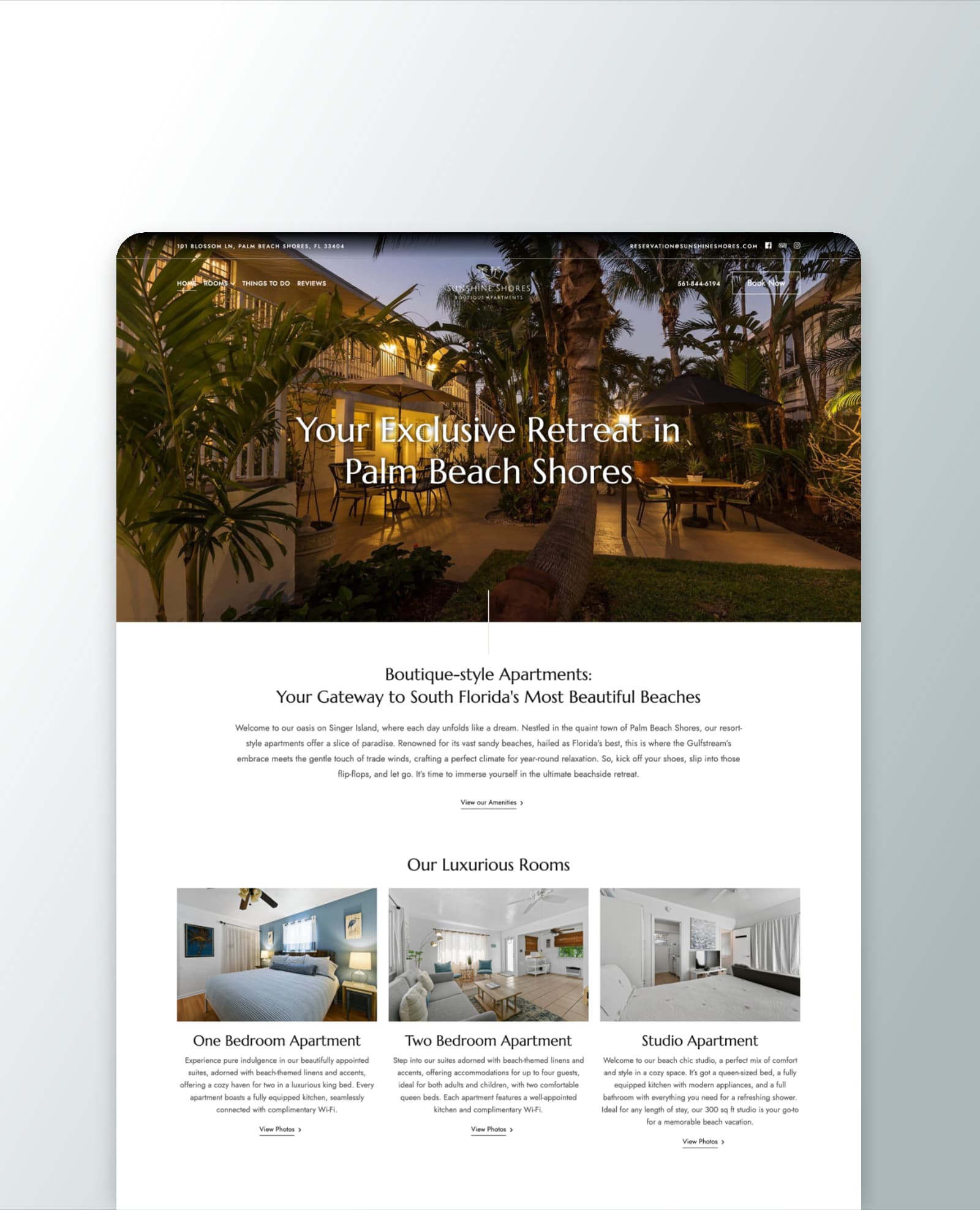 Sunshine Shores — brand & web
